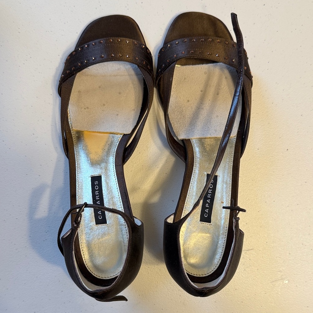 Caparros Dark Brown Strappy Sandals